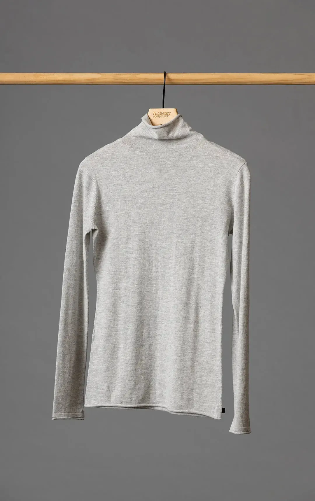 14GG COTTON SILK TURTLENECK