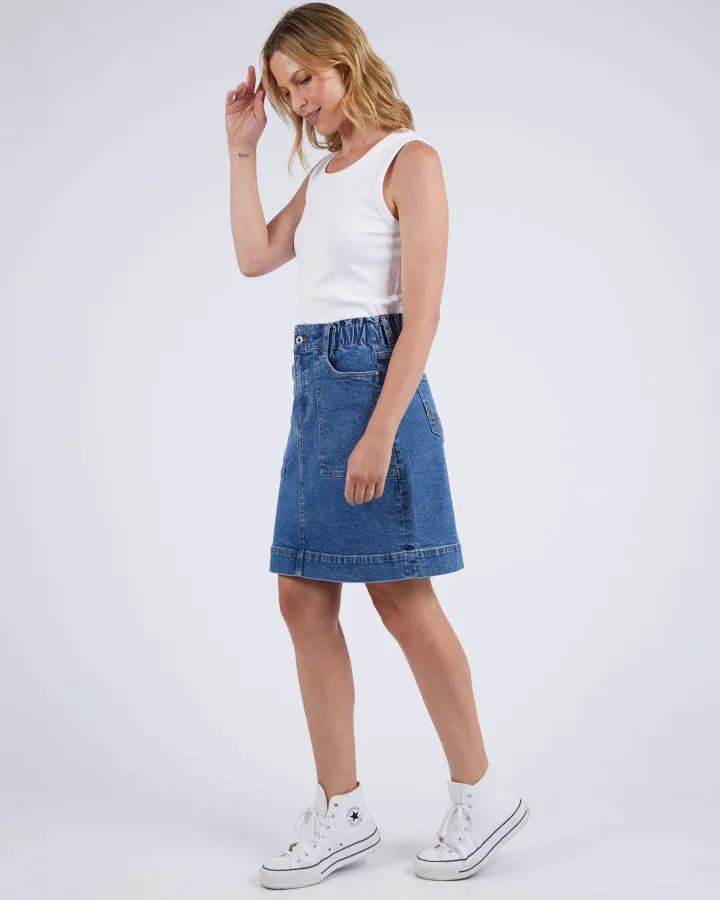 Atlas Denim Skirt