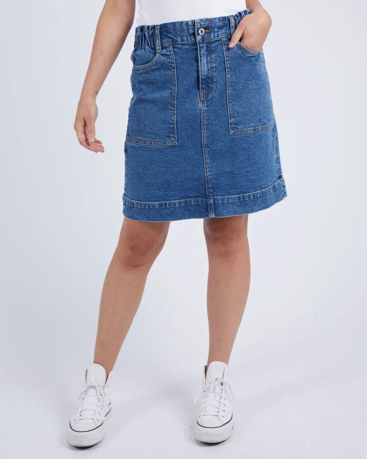 Atlas Denim Skirt