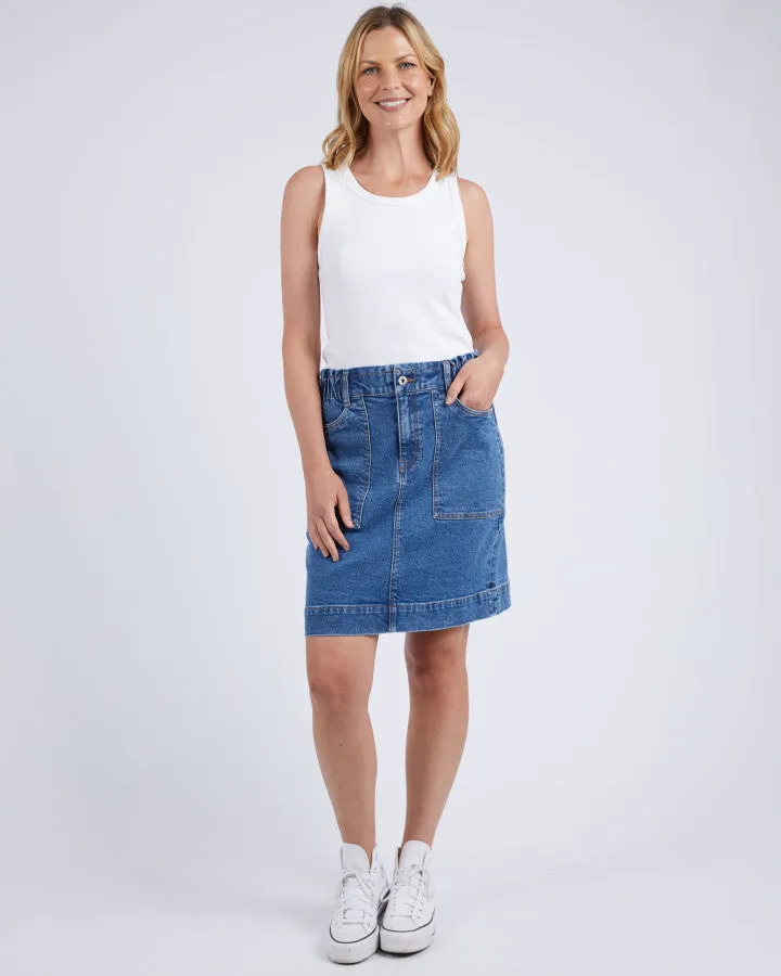 Atlas Denim Skirt