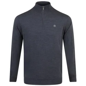 Autumn Crest Quarter Zip Merino Knit Mid Layer Charcoal - 2024