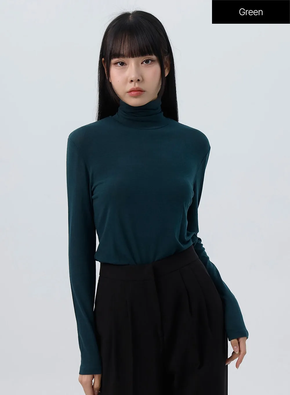 Autumn Turtleneck Top IO326