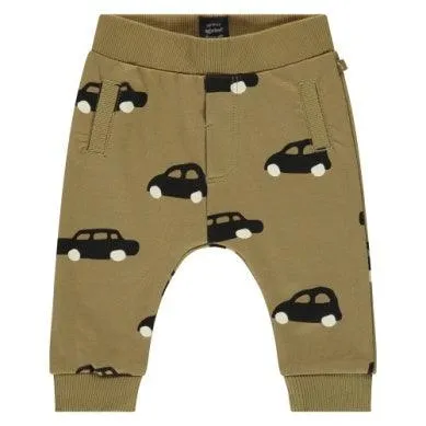 Baby Boys Pants | Olive- Cars | BABYFACE