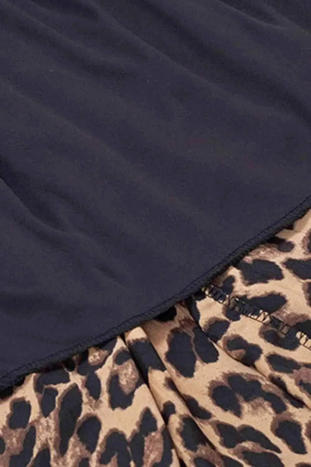 Buy Fashionable Plus Size Leopard Print Midi Skirt