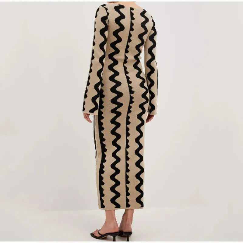 Carmel Knit Maxi Dress