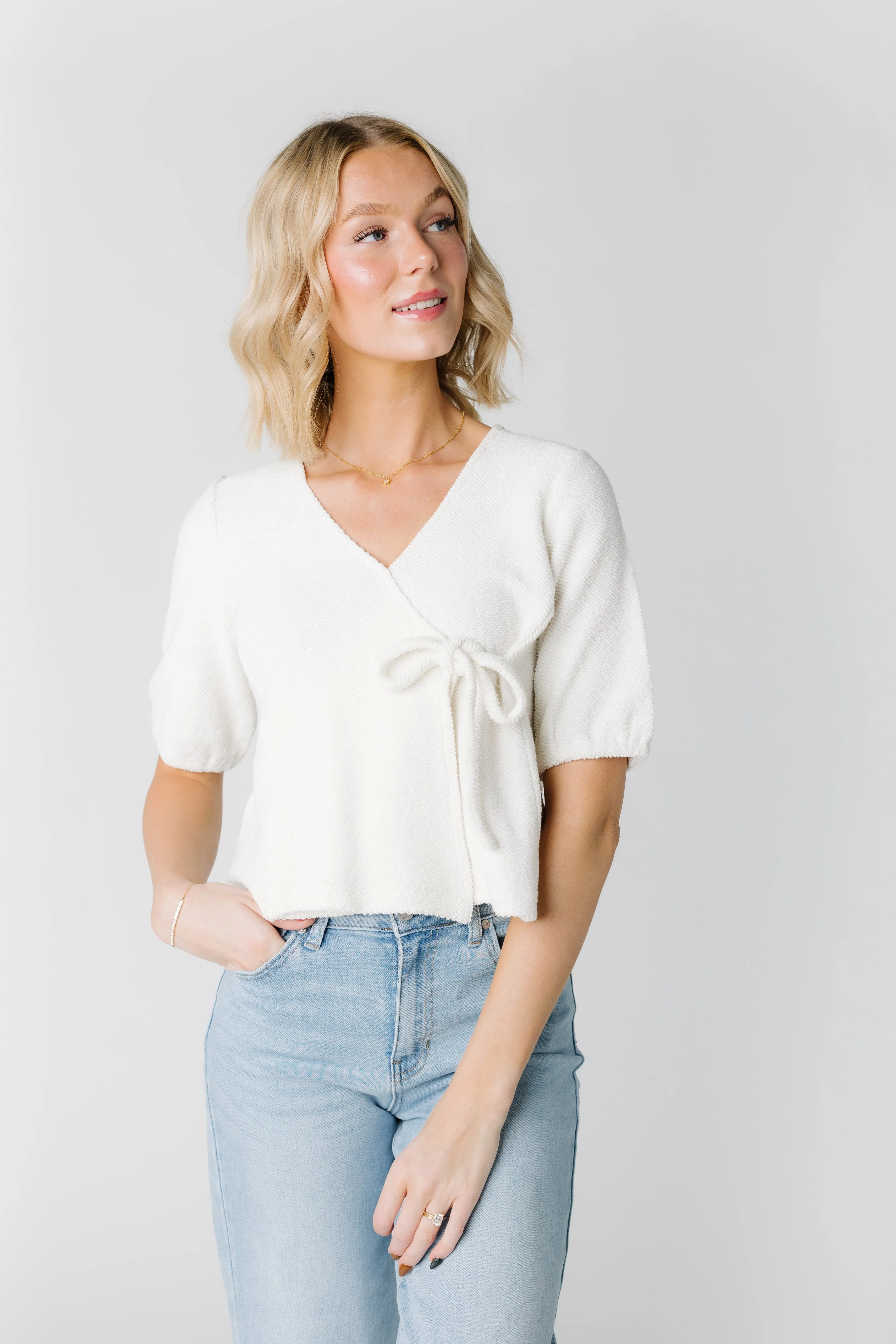 Citrus Pacific Coast Wrap Top