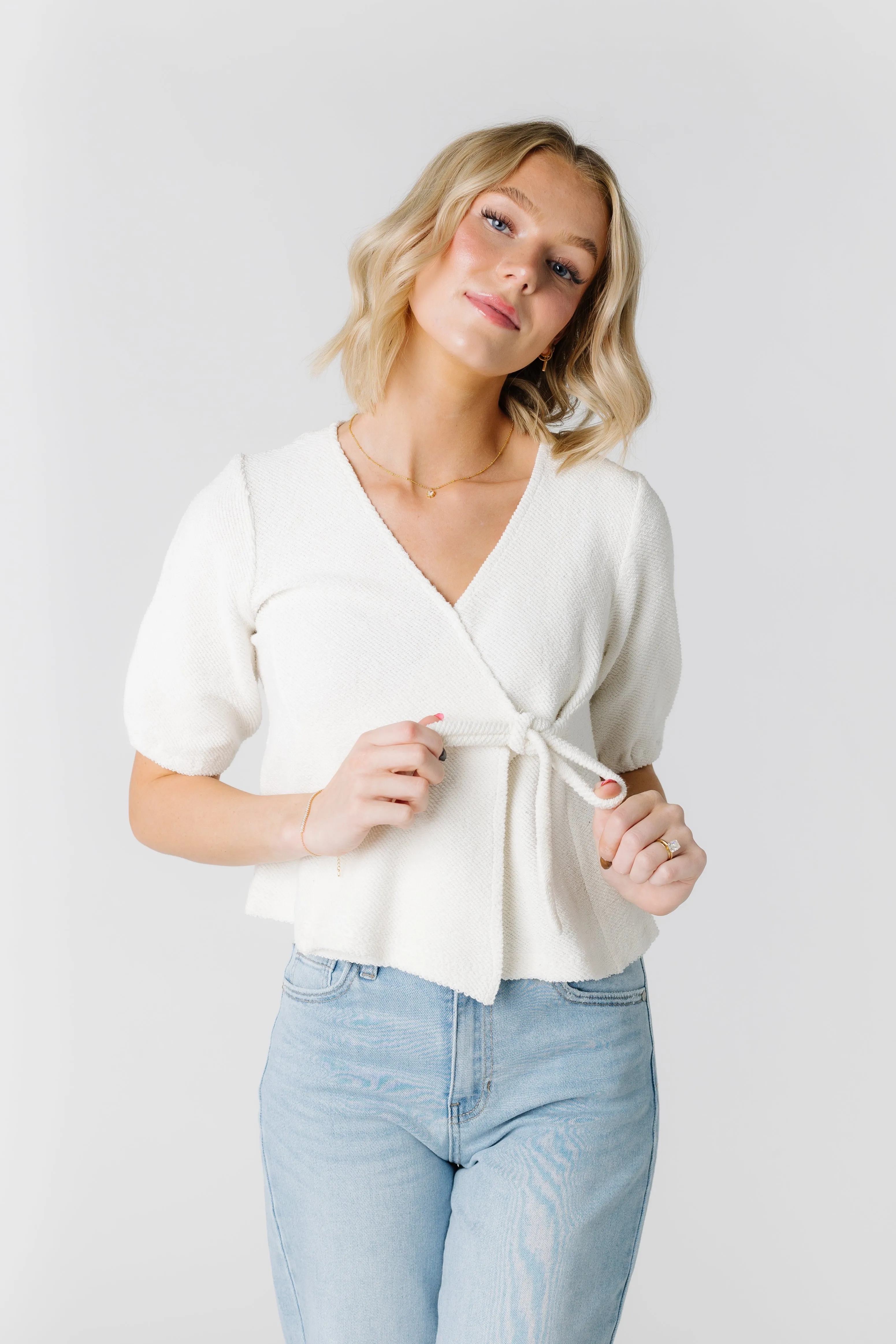 Citrus Pacific Coast Wrap Top