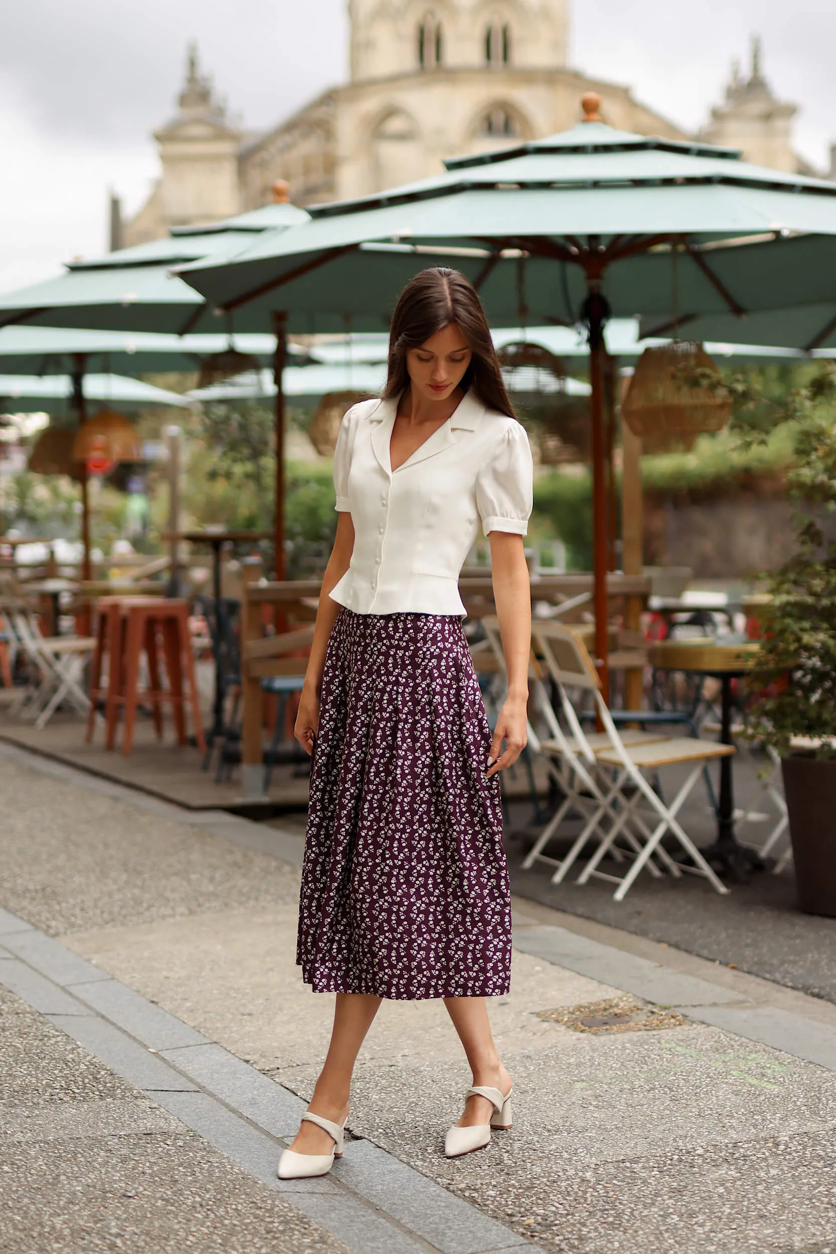 Clarette Midi Skirt