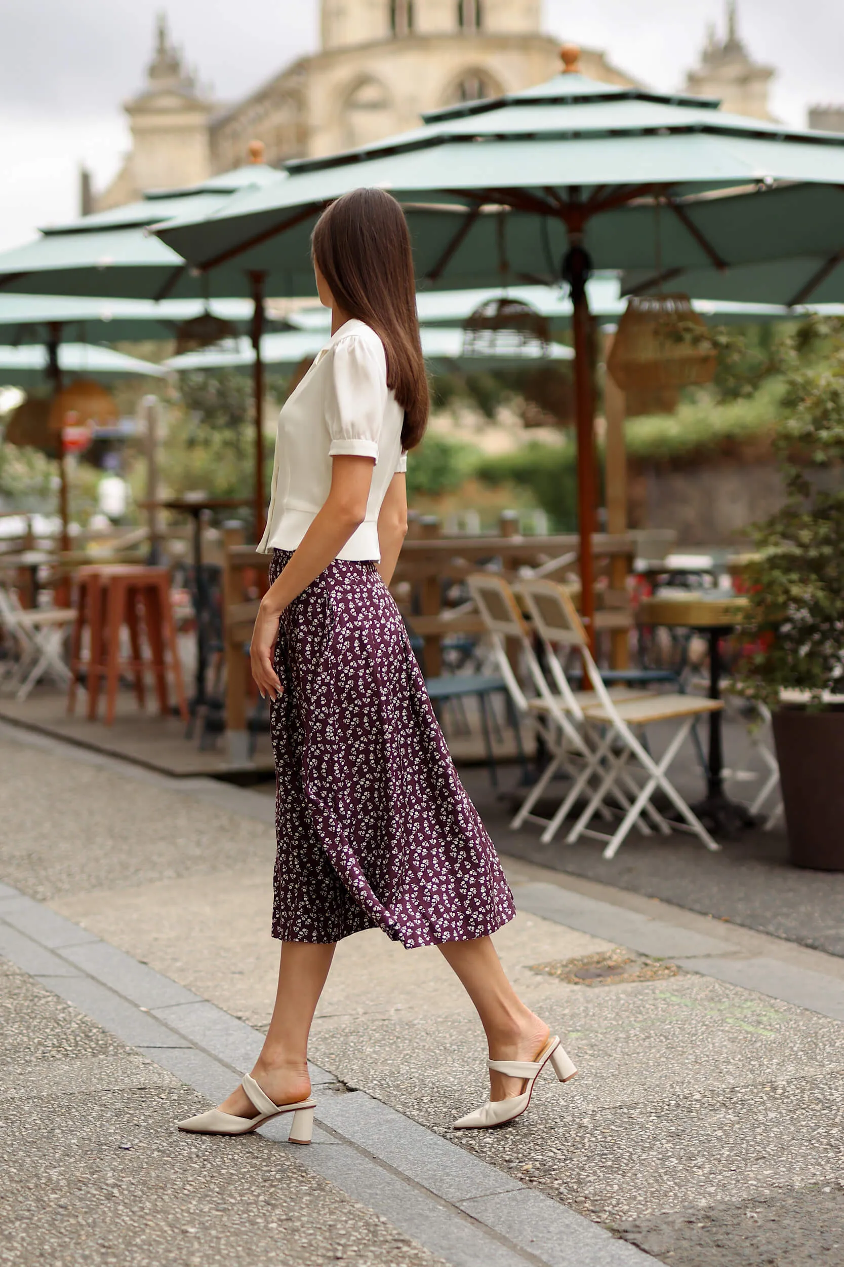 Clarette Midi Skirt