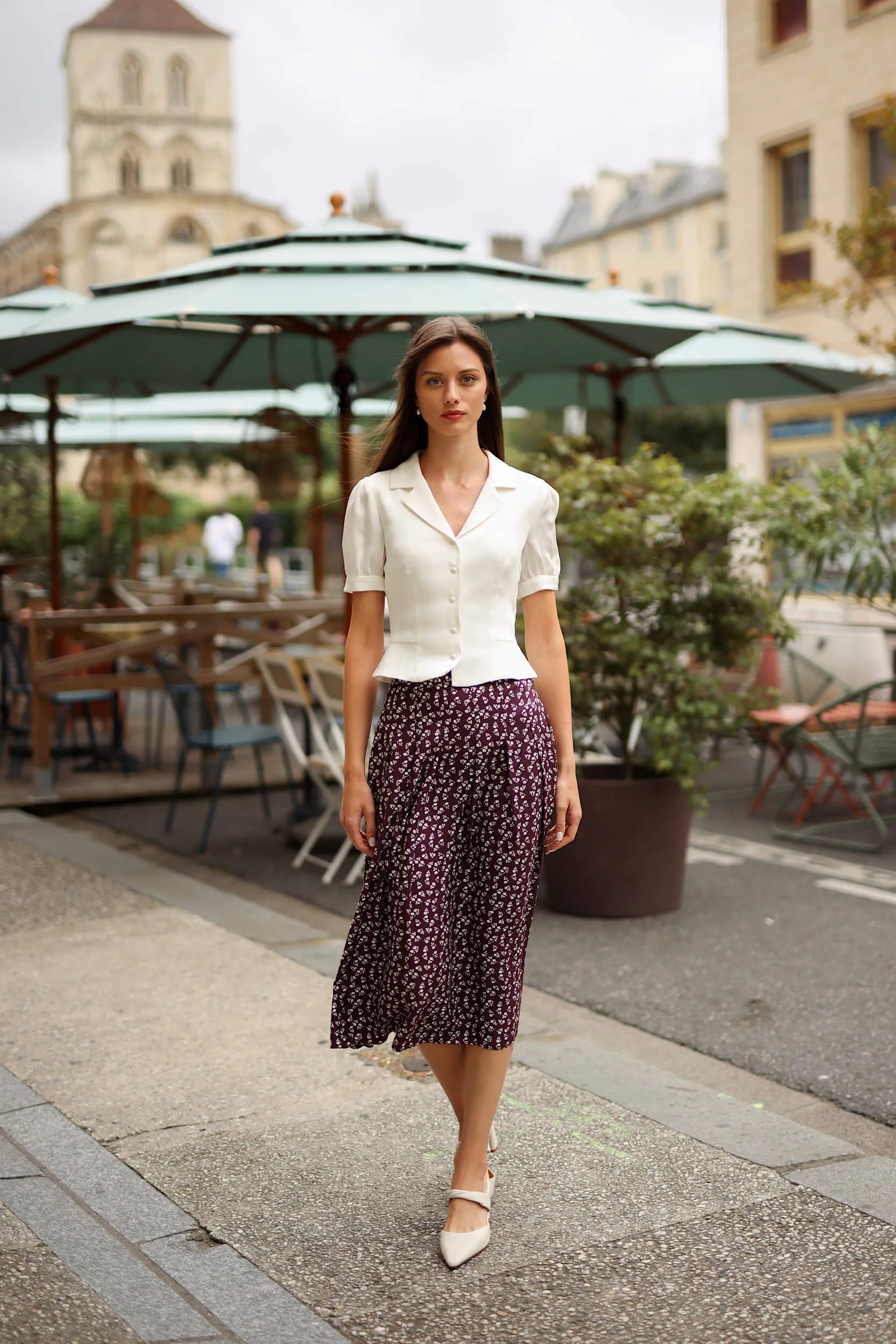 Clarette Midi Skirt