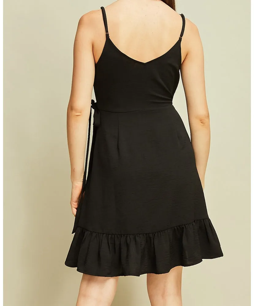 Entro - Wrap Ruffle Dress