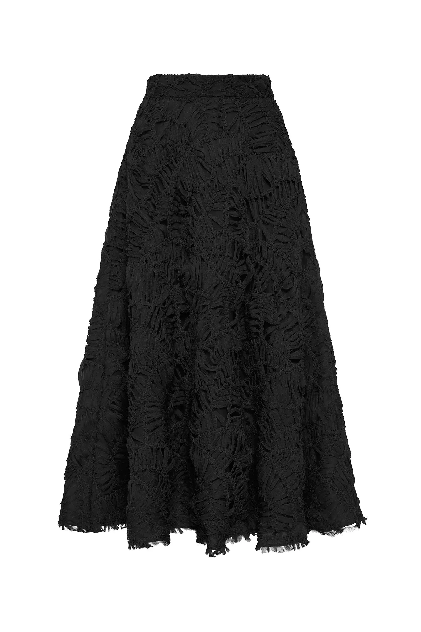 Florential Textured Midi Skirt