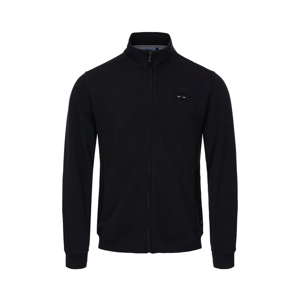 Garcia Long Sleeve Sweat Zip Cardigan - Dark Navy