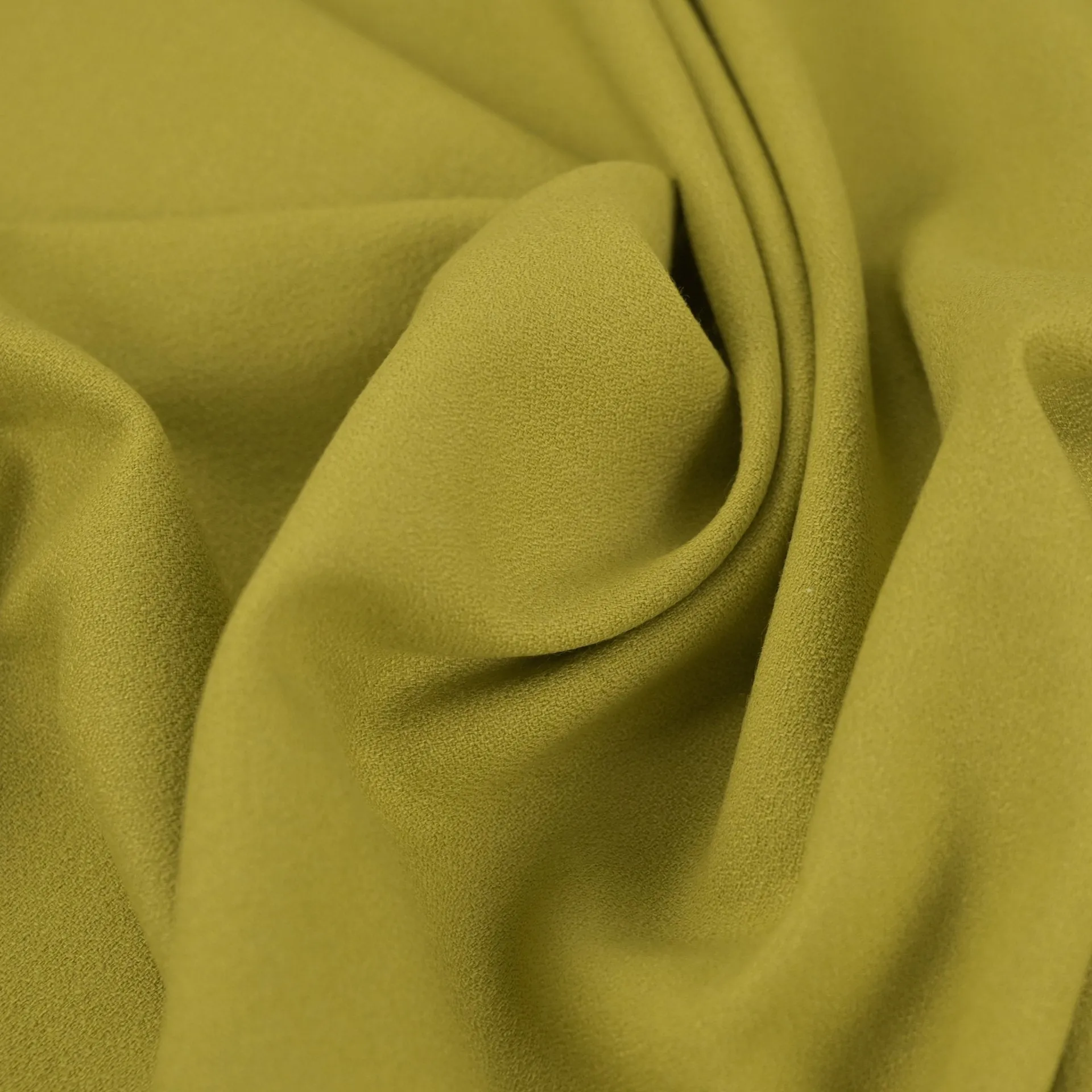 Grape Green Woollen Crepe Fabric 96433