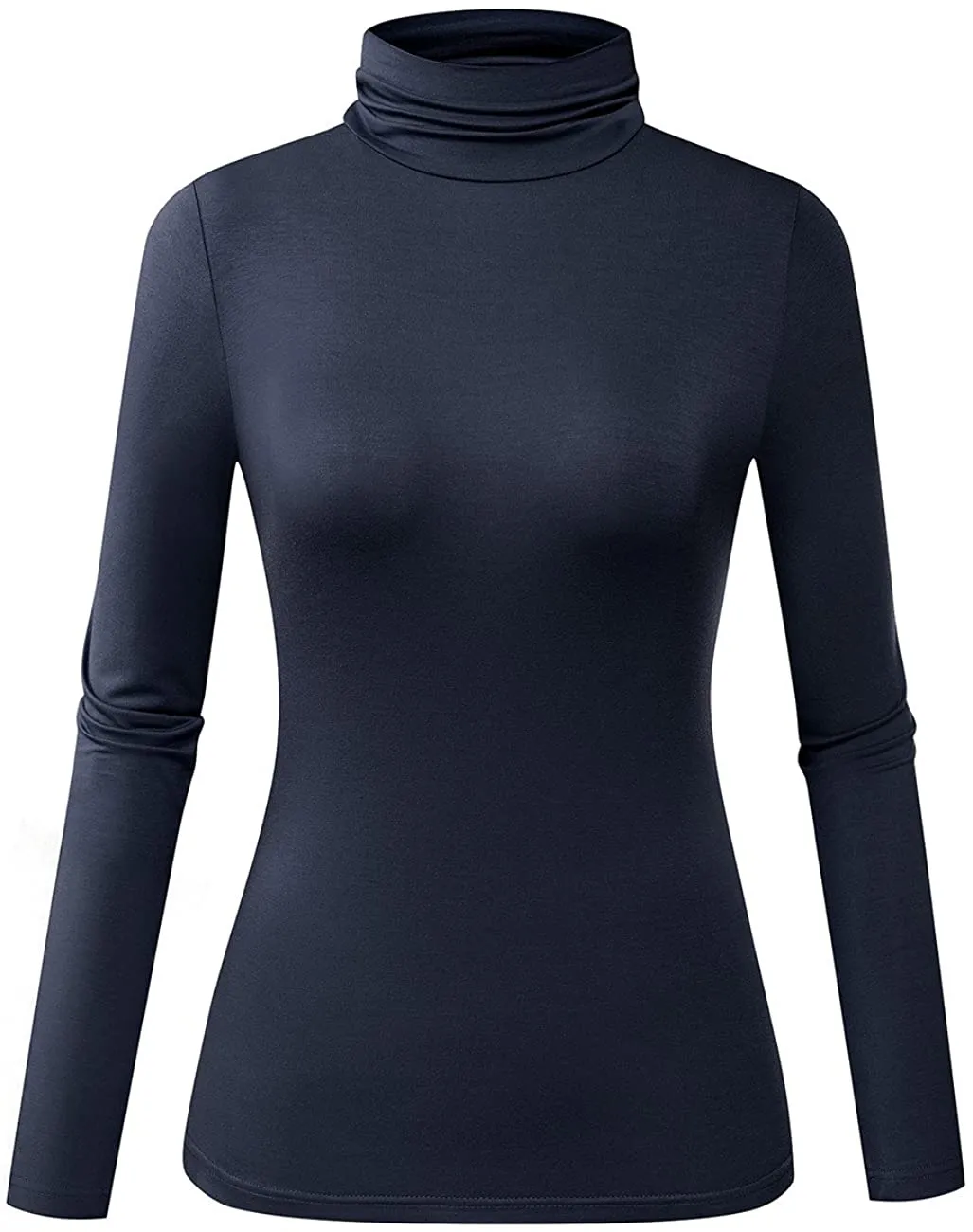 Herou Women's Long Sleeve Lightweight Soft Pullover Turtleneck Tops Shirts