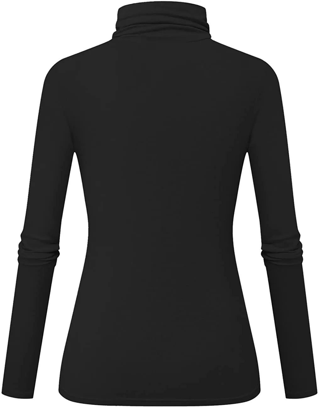 Herou Women's Long Sleeve Lightweight Soft Pullover Turtleneck Tops Shirts