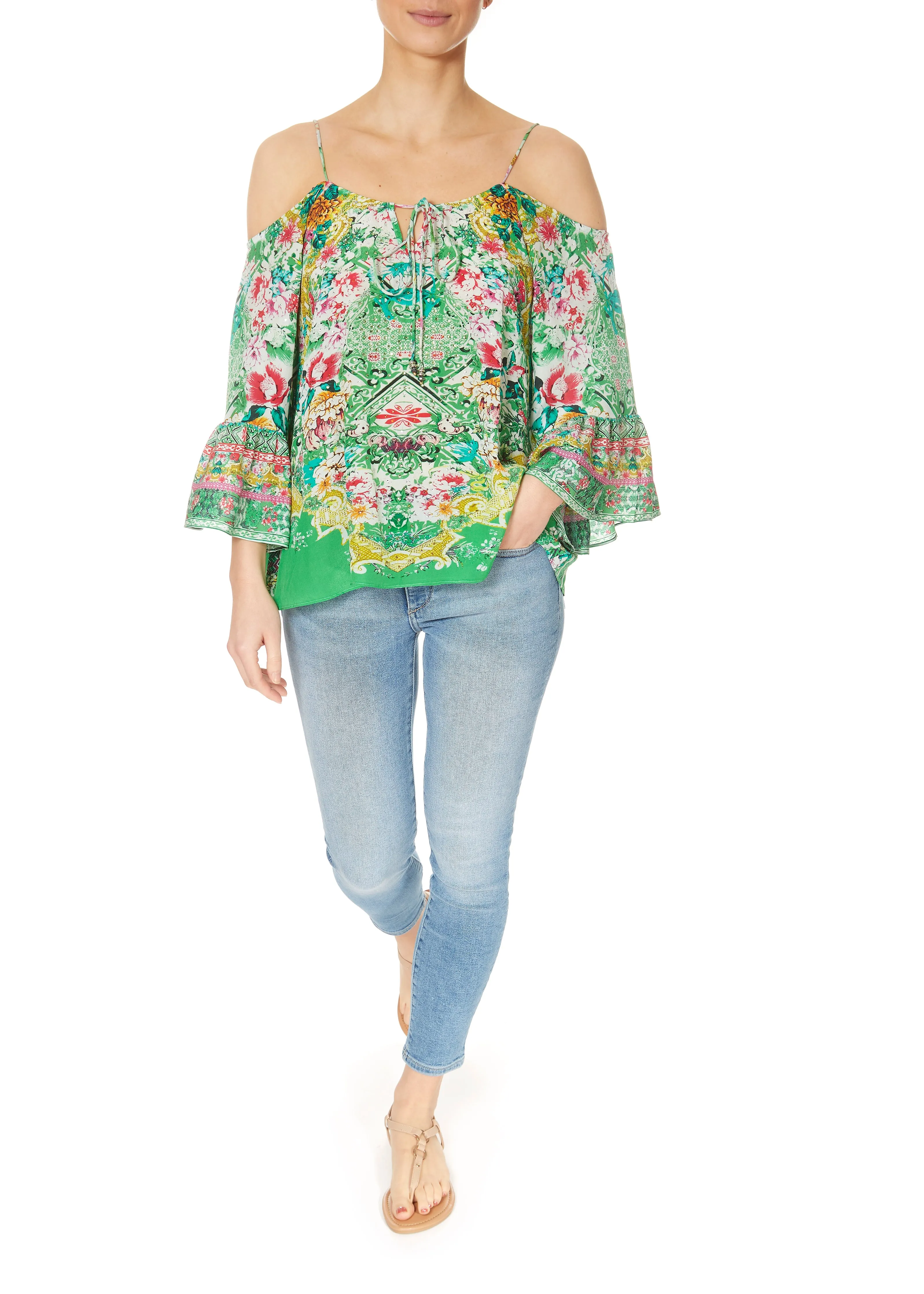 Inoa Gypsy Top Versailles Gardenia Green