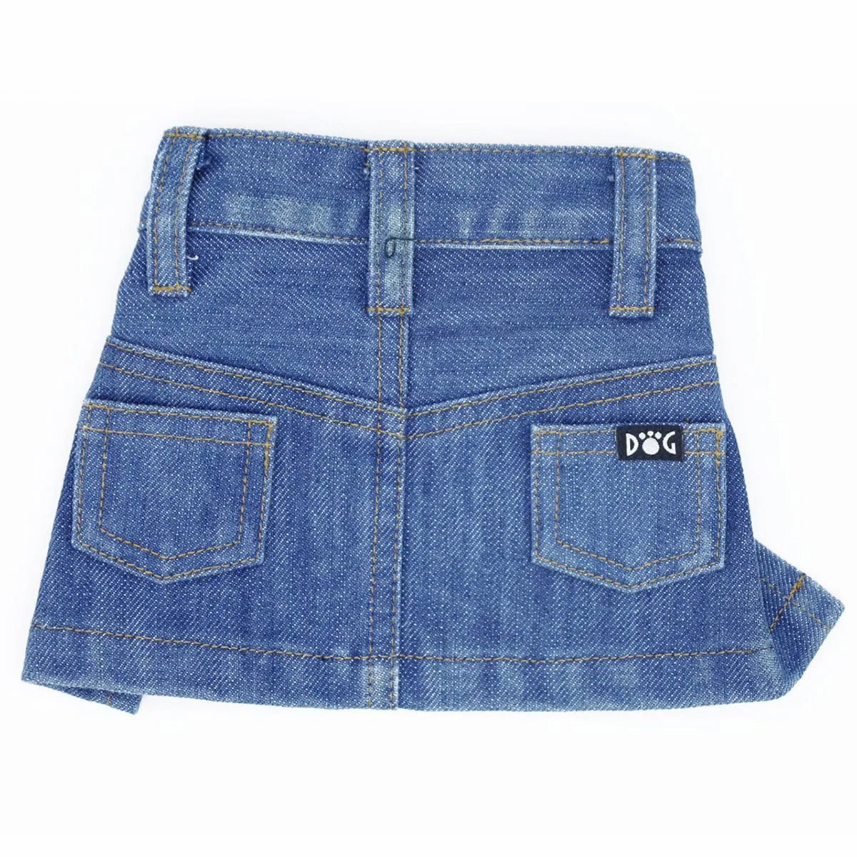 Jane Denim Dog Skirt Blue