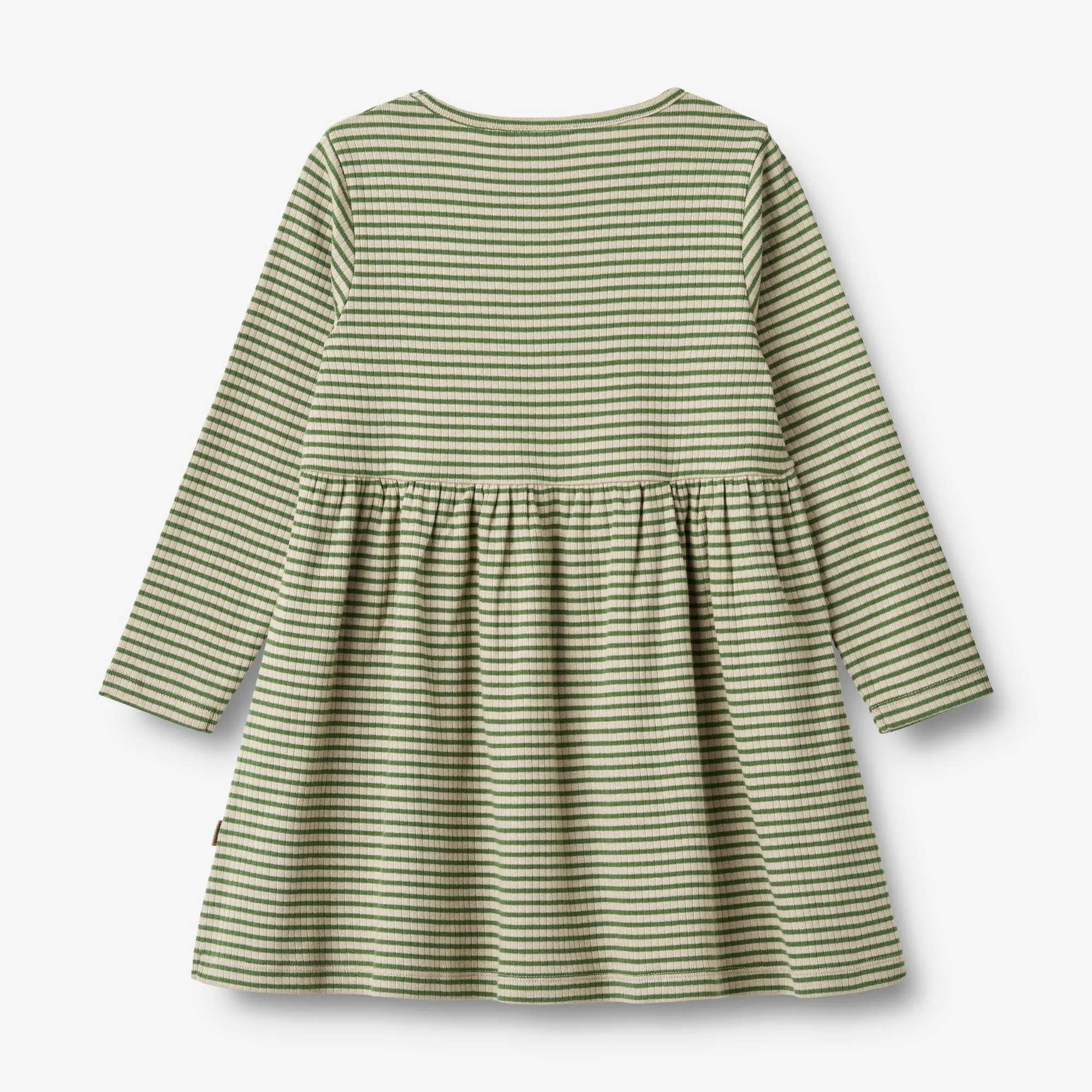 Jersey Dress L/S Sessa - elm green stripe