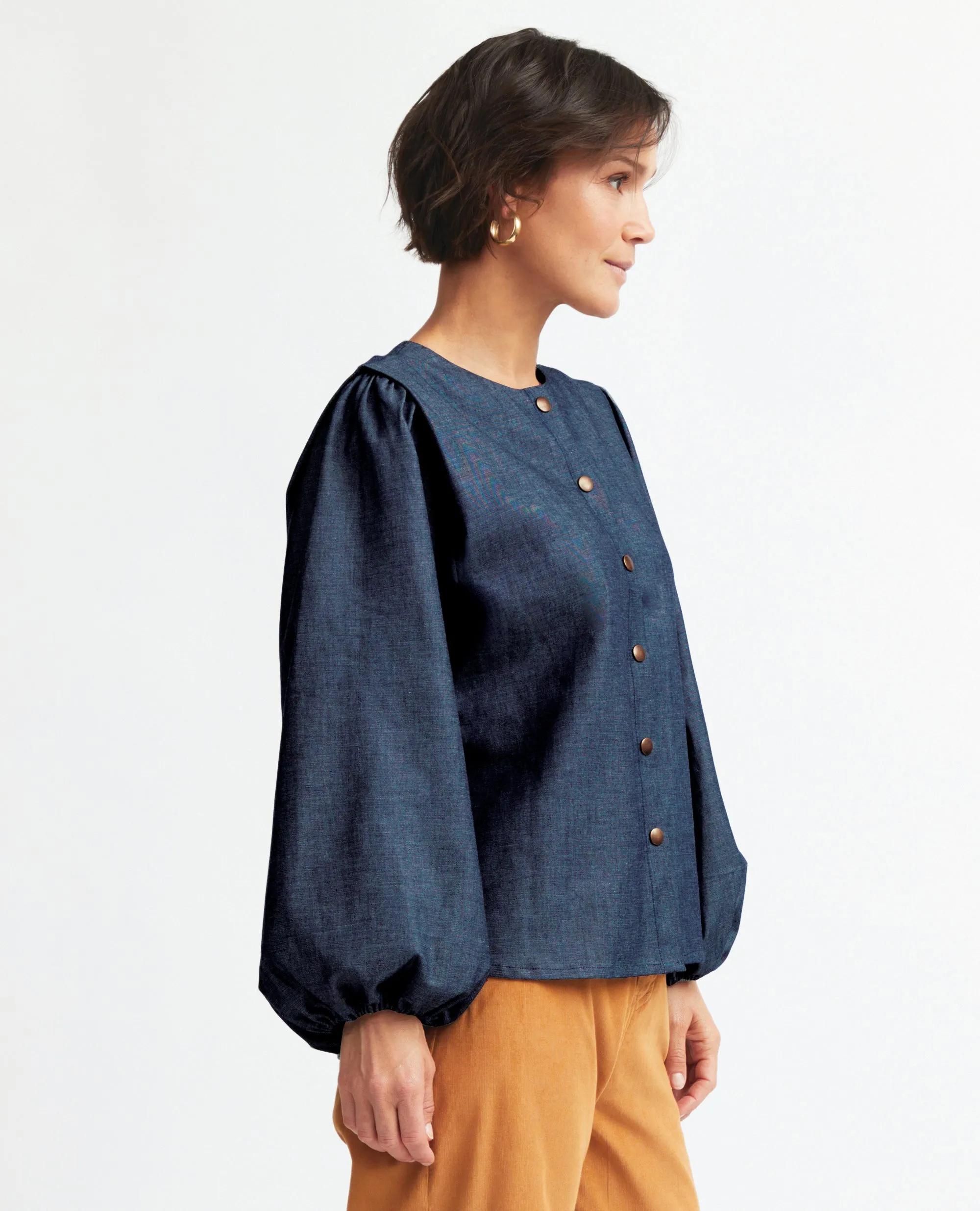 Jones | Shoulder Pleat Blouse