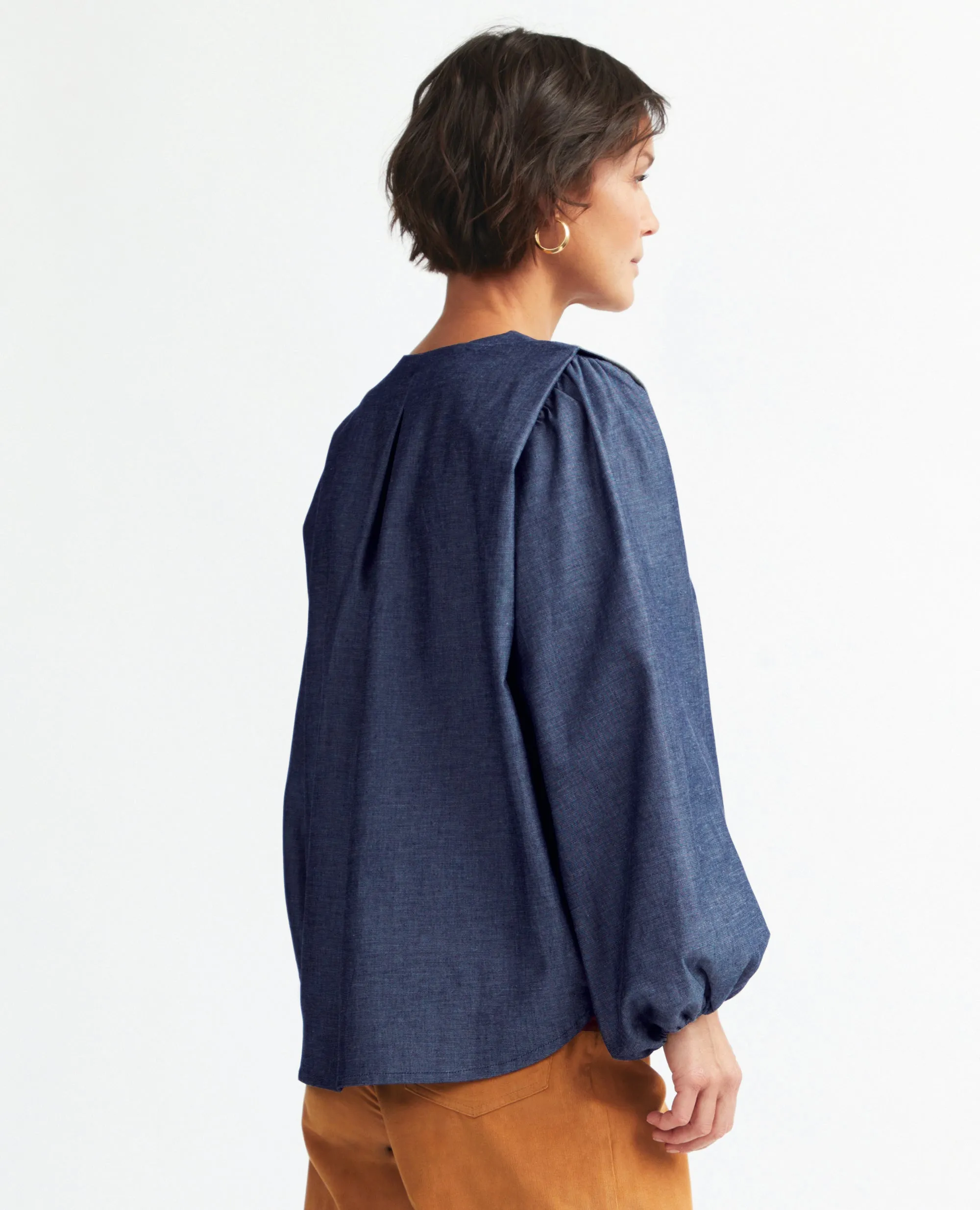 Jones | Shoulder Pleat Blouse