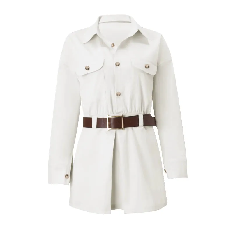 Kerrington Belted Shirt Dress