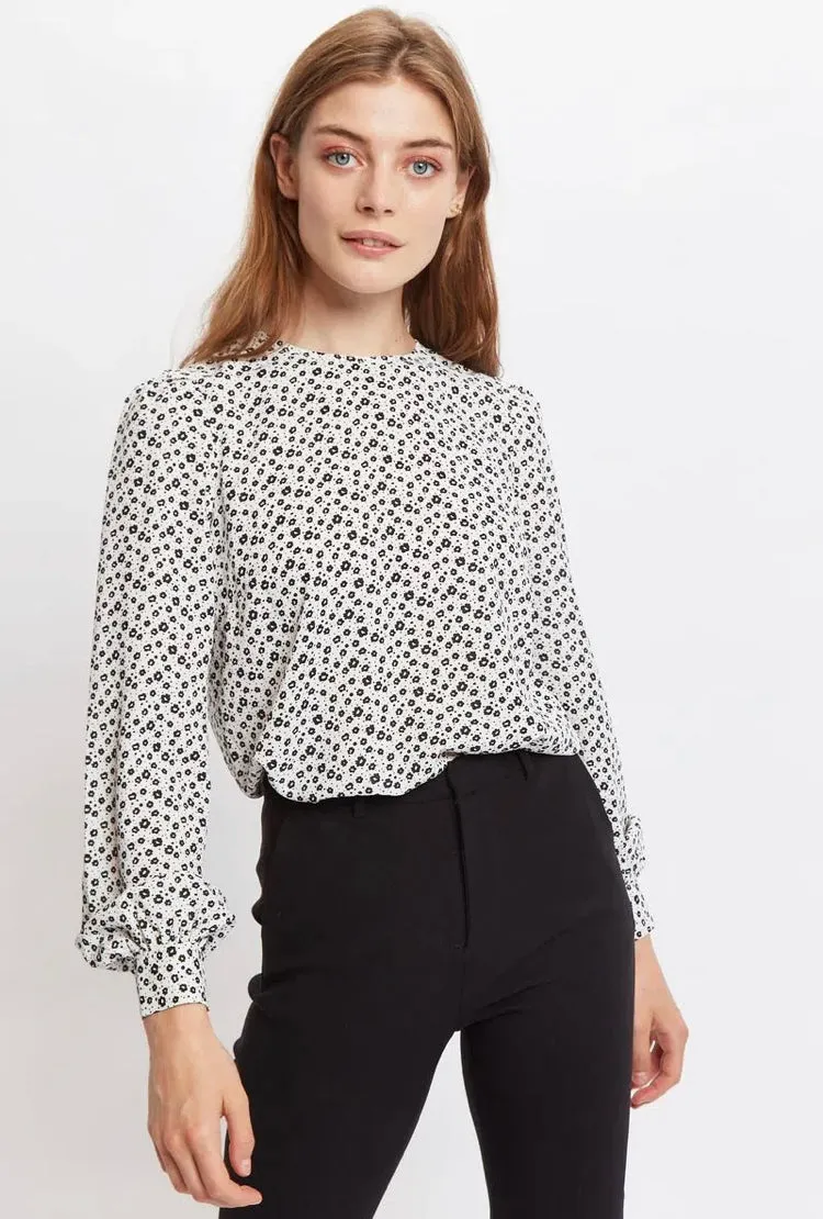 Louche Lima Floral Blouse White