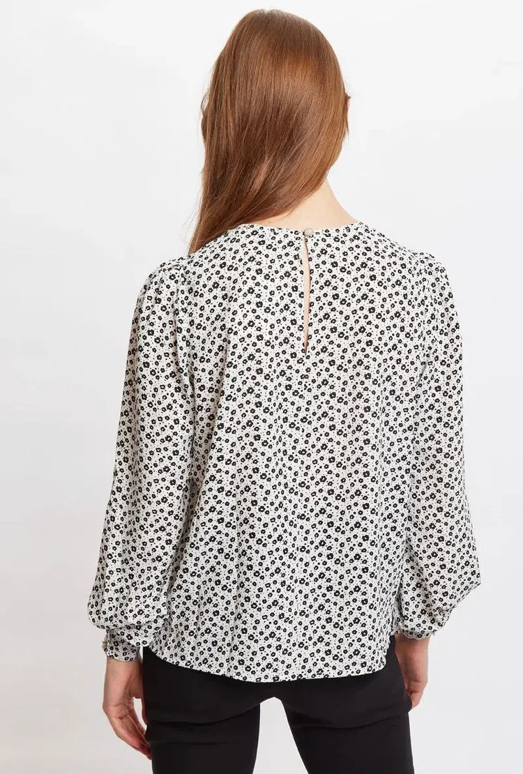 Louche Lima Floral Blouse White