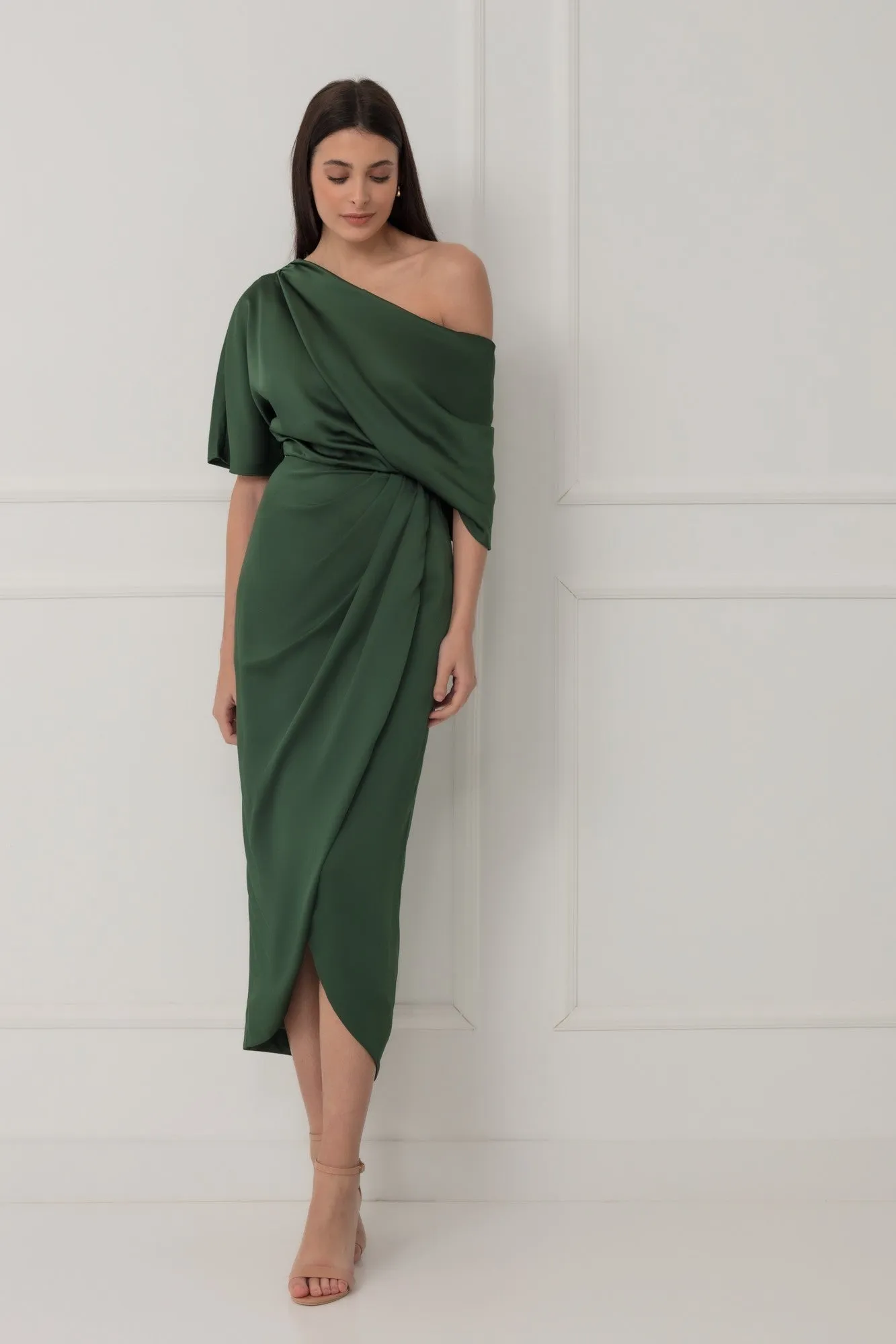 Matilde Cano Green Dress R558