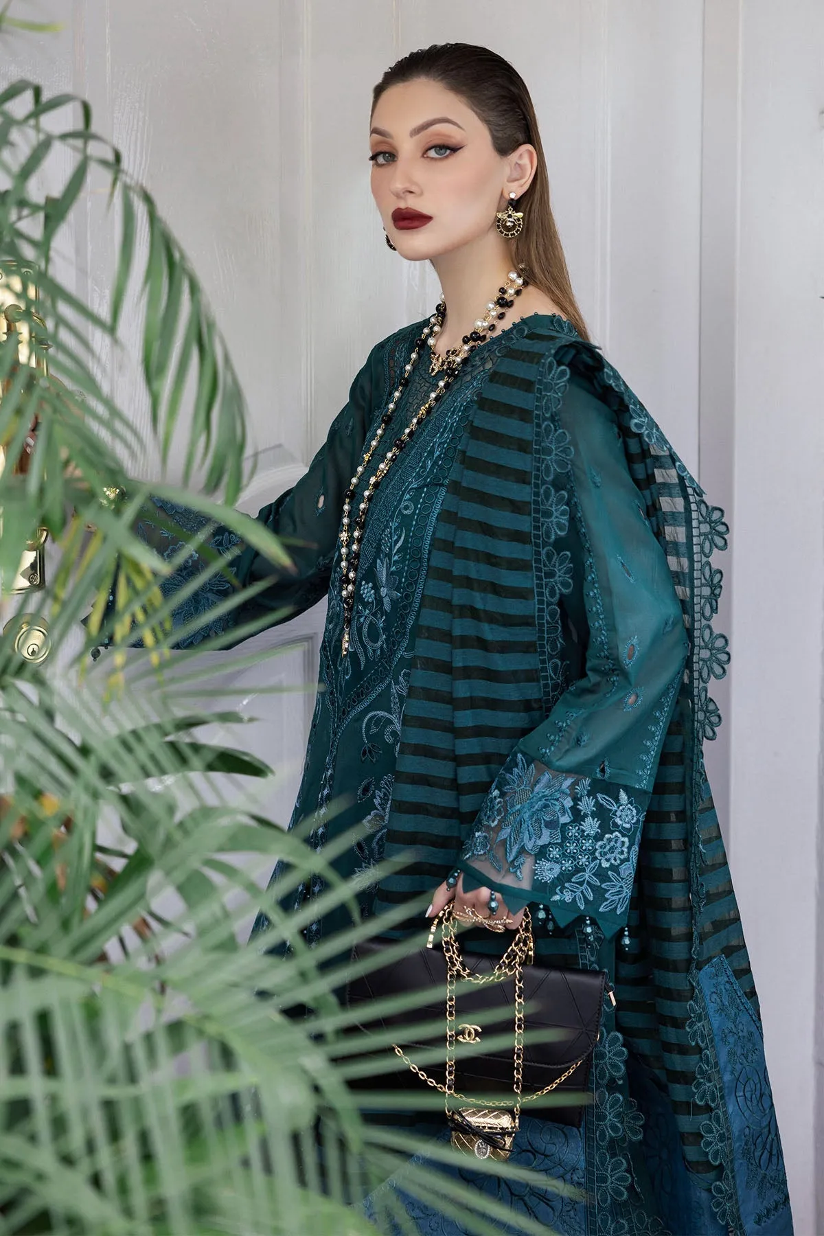 Nureh Mademoiselle Embroidered Swiss Voil Lawn Collection – NE-82