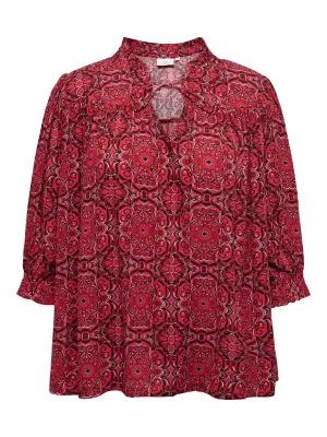 Only Carmakoma Graphic Print Blouse