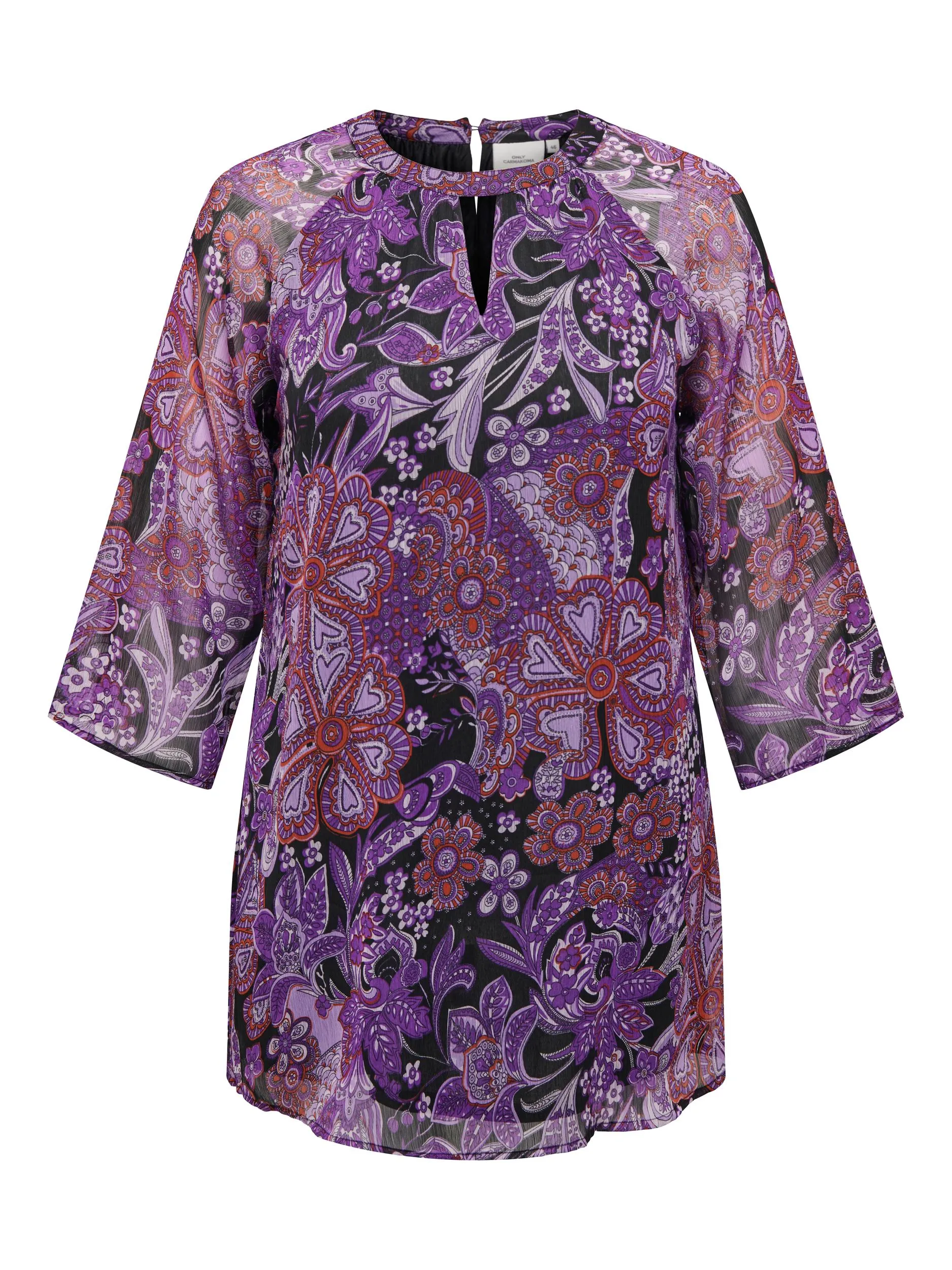 Only Carmakoma Lavender Paisley Blouse