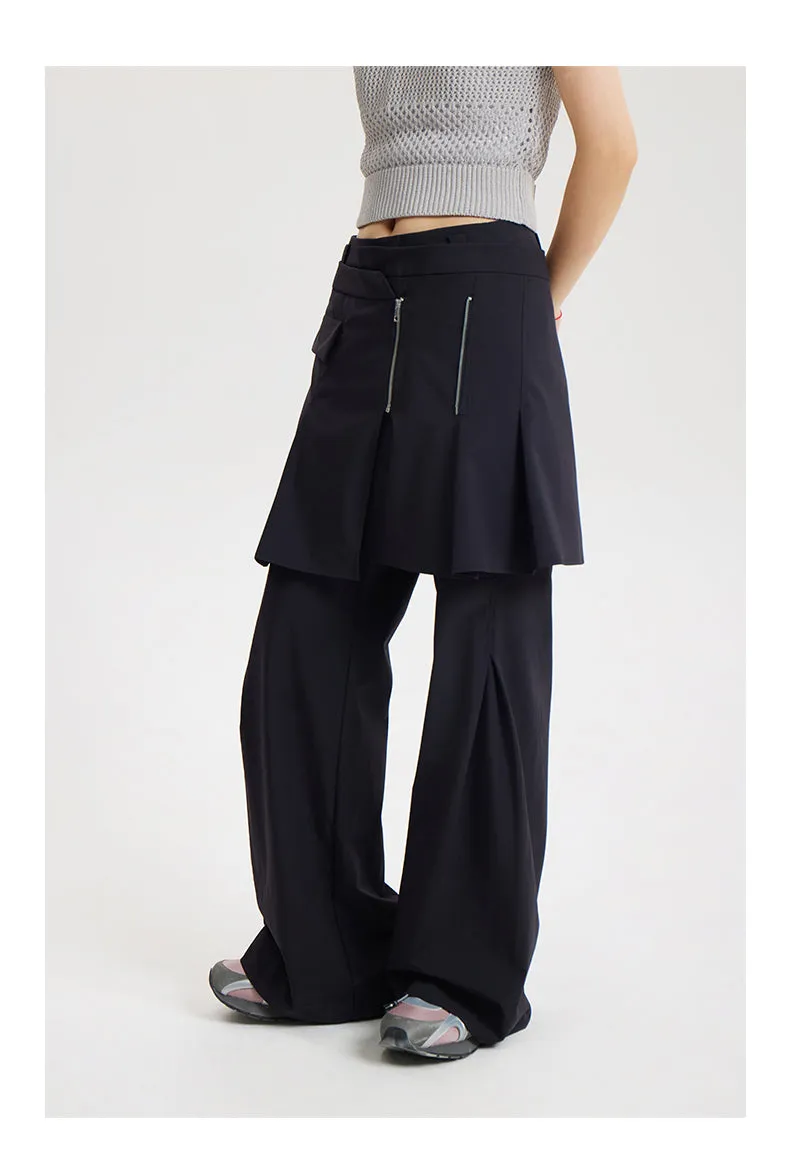 Pleated skirts and pants