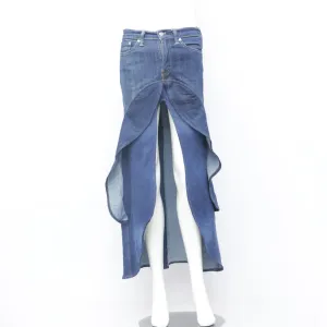 Rework Denim Long Skirts