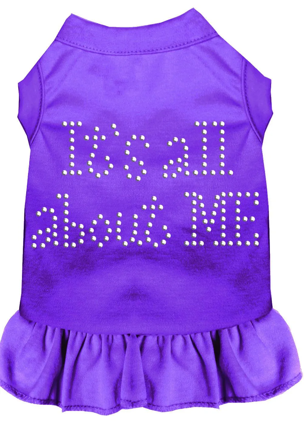 Rhinestone All About Me Dress Purple Xs (8)