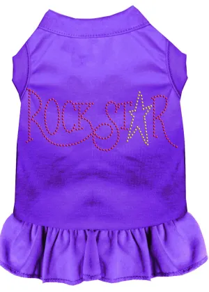 Rhinestone Rockstar Dress Purple Xxl (18)