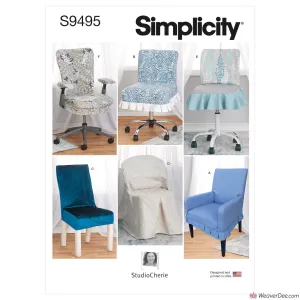 Simplicity Pattern S9495 Chair Slipcovers