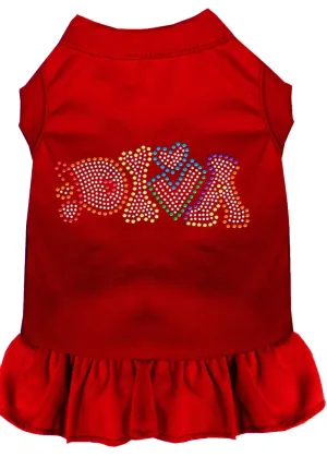 Technicolor Diva Rhinestone Pet Dress Red Xxxl (20)