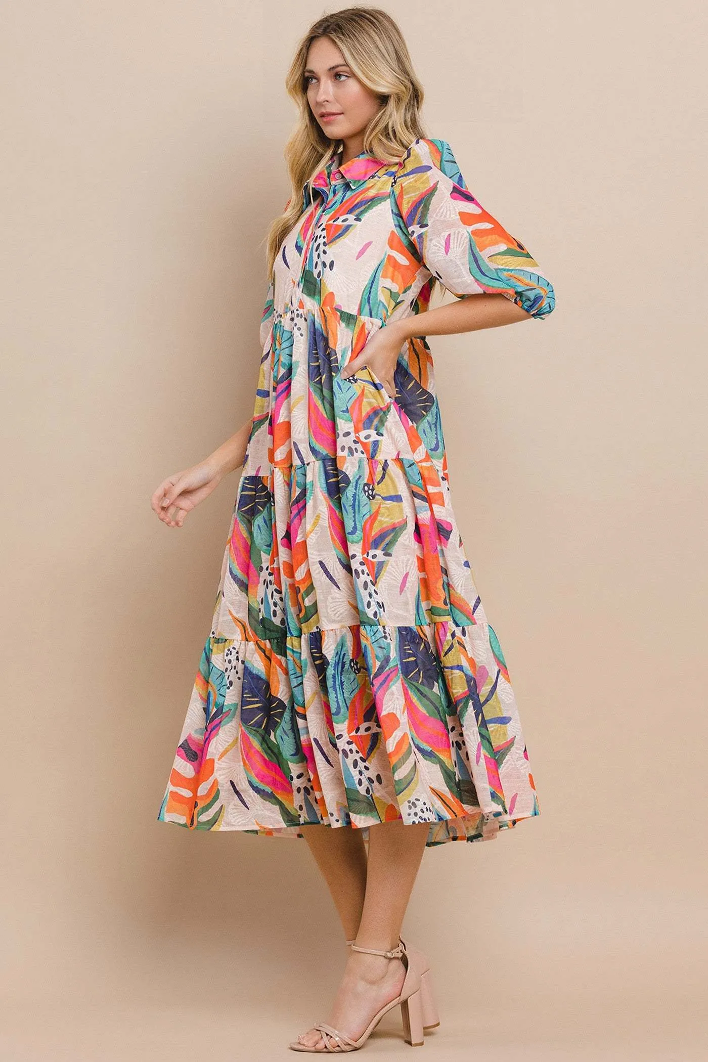 Tessa Floral Dress - Autumn