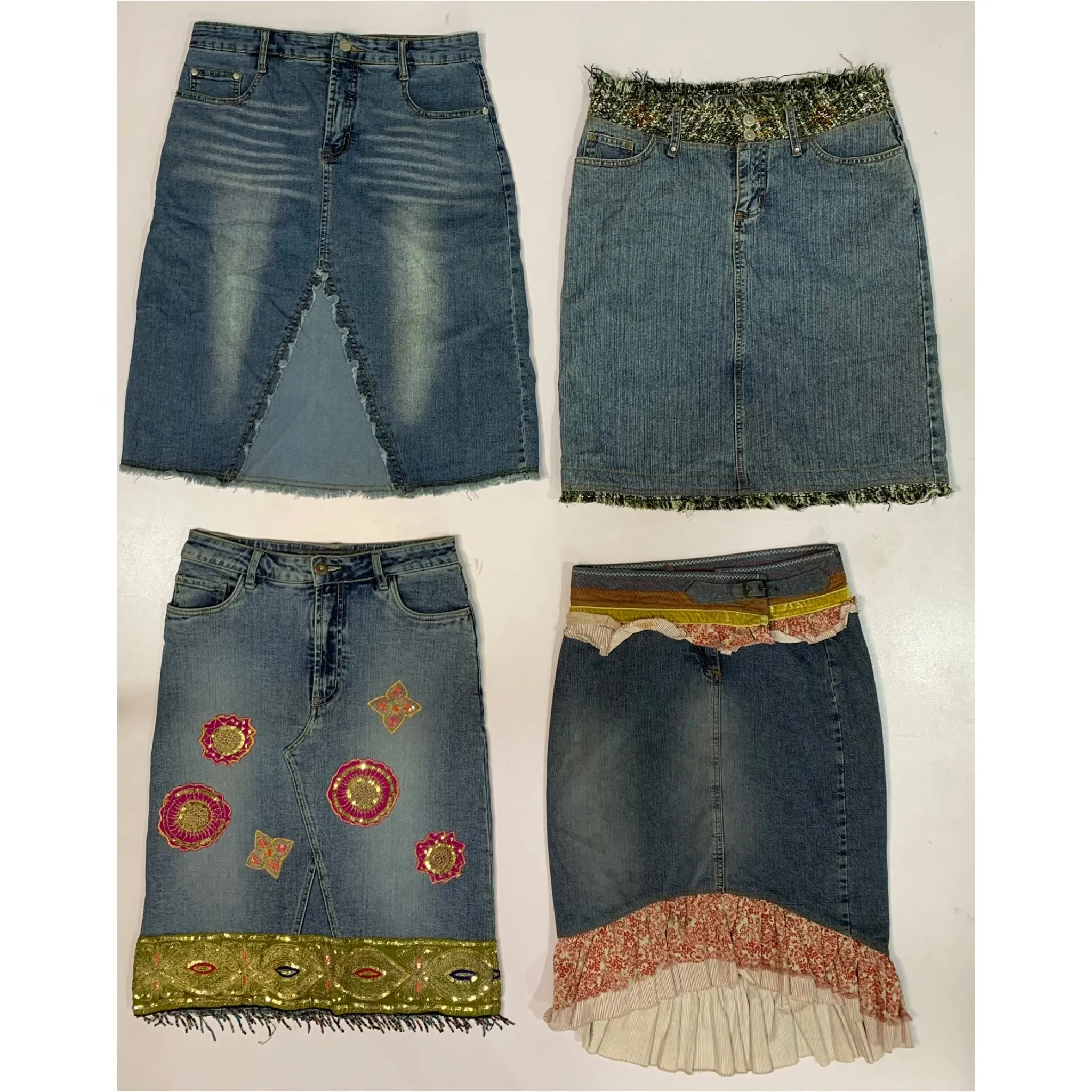 Unique Y2K Denim Skirts