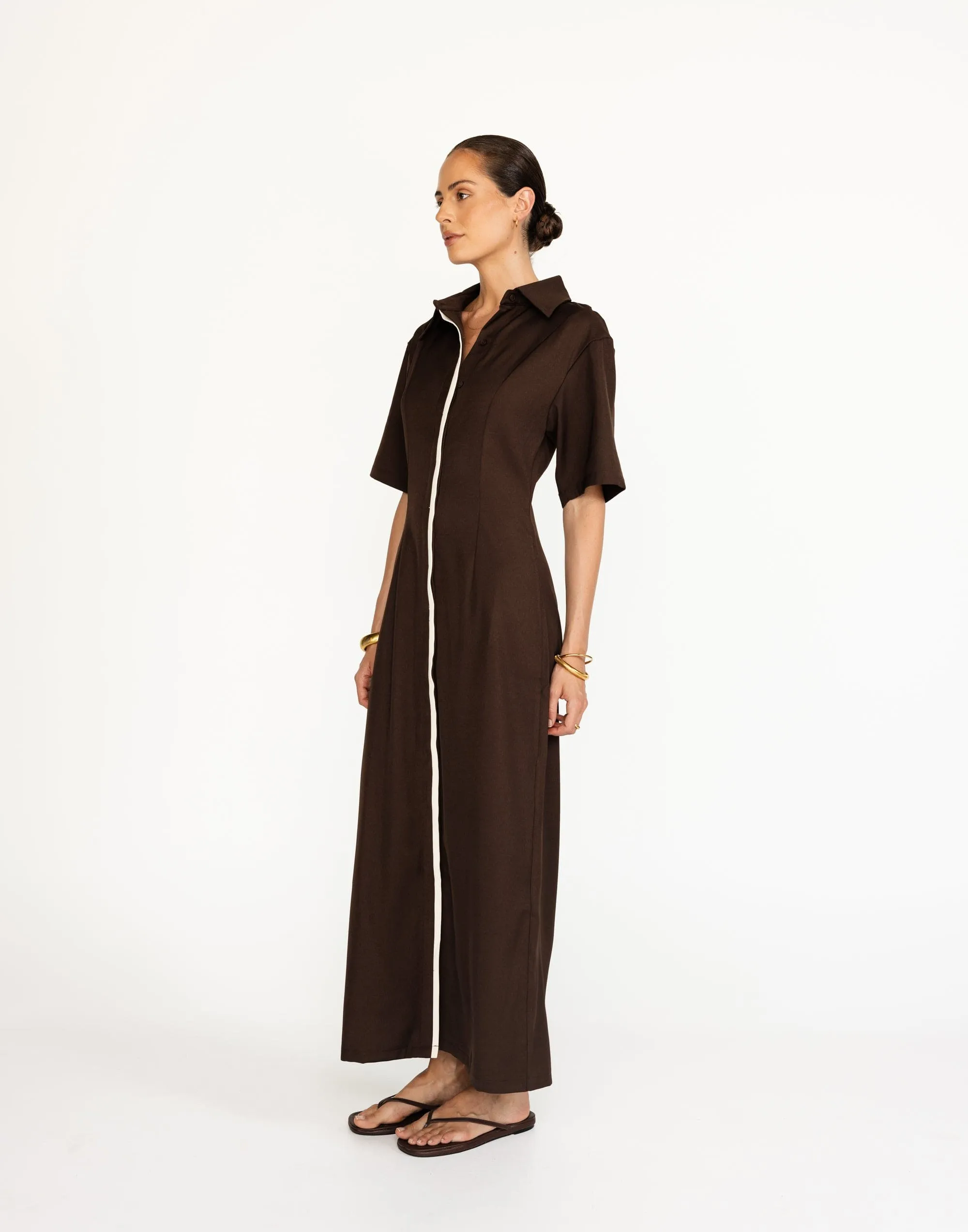 Vero Maxi Dress (Chocolate)