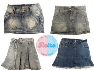 Vintage Y2K Mini Denim Skirts: 9 Skirts