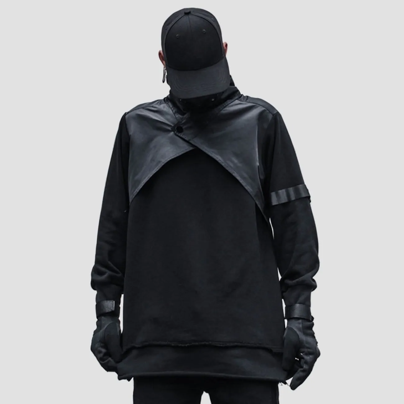 WLS Dark Function Patchwork Sweatshirt