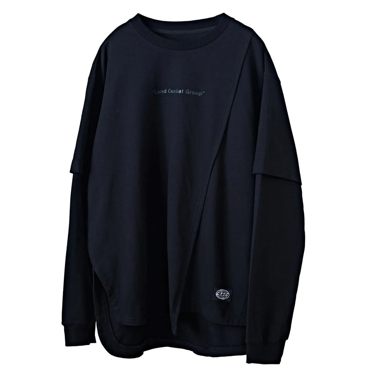 WLS Patchwork Double Effect Sweatshirt