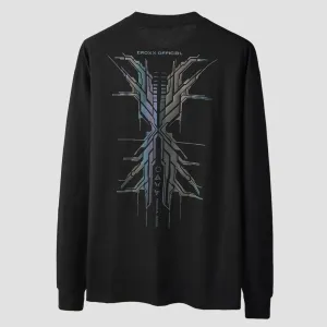 WLS Reflective Mecha Print Sweatshirt