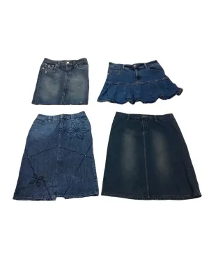 Y2k 2024 - Denim midi skirts - 9 pcs